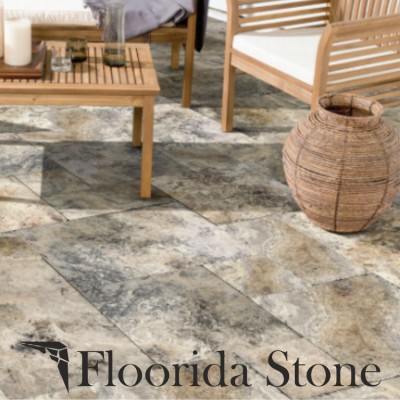 Floorida Stone supplies Antico Onyx Travertine Paver